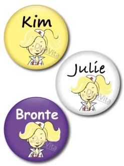 Button Verpleegster blond