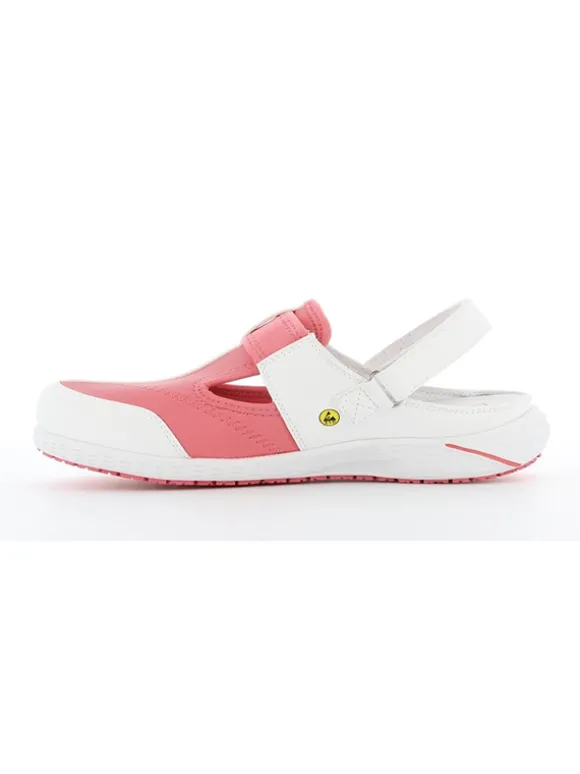 Oxypas / Safety Jogger Aliza Wit/Fuchsia